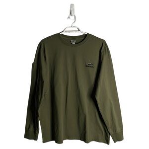Bench Men’s Green Long Sleeve Crewneck T-Shirt